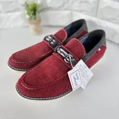 glanges roots グランジェスルーツ 26.5 ローファー 赤