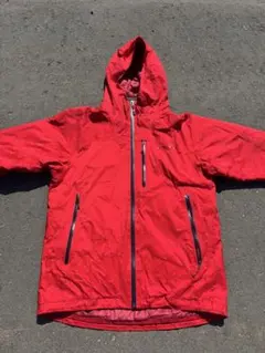 patagoniaフード付きレッドマウンテンパーカー Mドローコード付きテック系