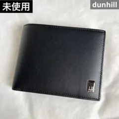 未使用　dunhill ダンヒル　サイドカー　二つ折り財布　ブラックのサムネイル