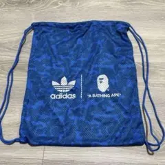 新品 非売品adidas × A BATHING APE ナップサック バッグ