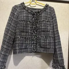 ツイードジャケット M
