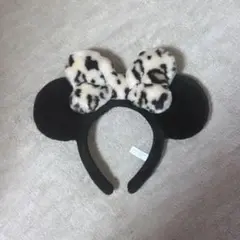 ミニー ヒョウ柄 カチューシャ