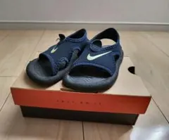 NIKE ナイキ キッズ サンダル 12cm ネイビー 子供用 ベビーシューズ
