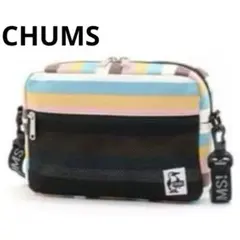CHUMS チャムス ロゴテープショルダースウェット　ショルダーバッグボーダー