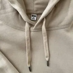 UNIQLO スウェットプルパーカ　ベージュ メンズXS