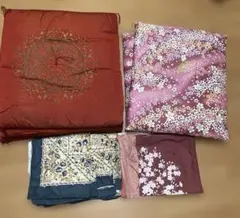 来客用座布団5枚、座布団カバー5枚セット