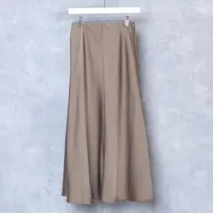 Mila Owen ミラオーウェン ロング フレアスカート ベージュ