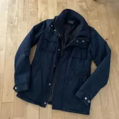 G COLLECTION フード付きネイビージャケット