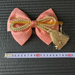 和装　髪飾り リボン　コーム付き