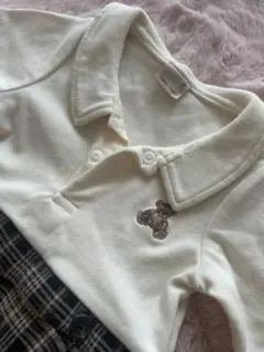 petit main ポロシャツスタイルロンパース