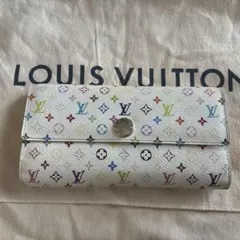 ルイヴィトンモノグラムマルチカラー ポルトフォイユサラシトロン 長財布正規品