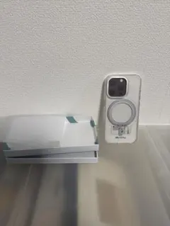 iPhone 15 Pro 適用 ケース Magsafe対応360°回転スタンド