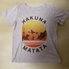 Disney HAKUNA MATATA Tシャツ ライオンキング 90s