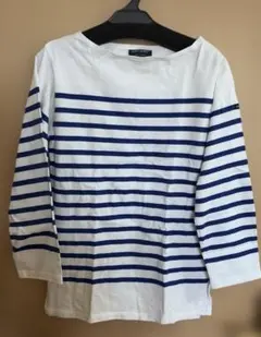 SAINT JAMES NAVAL 白/コバルトブルー サイズT6 | Mercari