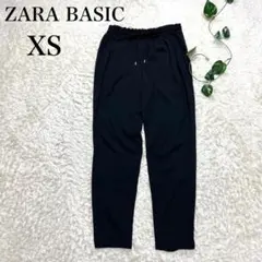 ZARA BASIC ザラベーシック スラックス ブラック 黒 XS