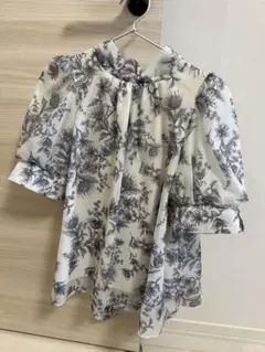 新品タグ付き♡SNIDEL オーガンシースルーブラウス トワルドジュイ