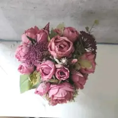 ❥♡ウェディングブーケ　ブートニア付♡❥