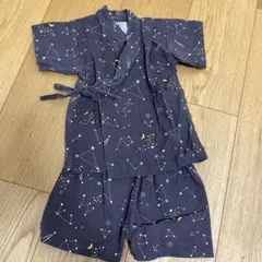 星座プリント 甚平 80サイズ