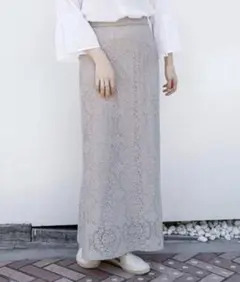 新品　タグ付き　flower ロングスカート