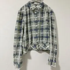 レトロ】ファンシーツイード 丸襟 ジャケット マルチカラー ショート丈 
