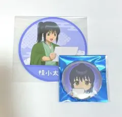 銀魂 桂小太郎 サクラクレパス　コラボ　缶バッジ イラストカード　セット