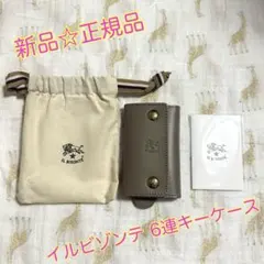 \お値下げ/ IL BISONTE イルビゾンテ 【新品・正規品】 グレー 本革