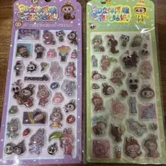 24h以内発送a-8スティッチ10ラブブ おまとめ3D立体夜光シール