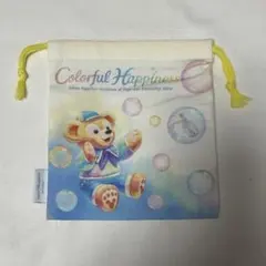 2025東京ディズニーシー20周年　ダッフィー　巾着