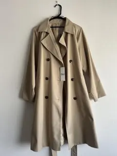 GU ベージュ トレンチコート Lサイズ