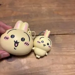 うさぎ マスコット キーホルダー 2個セット