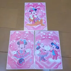 ふ*ん様 ディズニーランド　クリスタルパレス　ミニー　パルパルーザ　カード3種☆