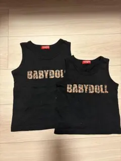 BABYDOLL ノースリーブタンクトップ 2枚セット