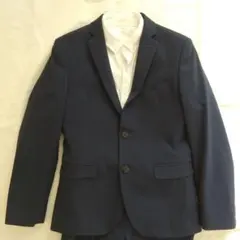 NEXT ブルー スーツ ジャケット パンツ シャツ 140cm 約2万円