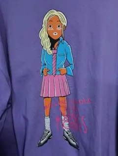 ローリングクレイドル　長袖Tシャツ　パラパラ　紫のサムネイル