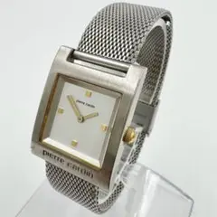 【新品電池】PIERRE CARDIN スクエア ヴィンテージ レディース