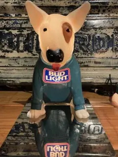 ★ROXY★BUD LIGHT ブルテリア　バド犬　店頭用　ランプ　ソフビ レア‼️BUD LIGHT ブルテリア バド犬 店頭用 ランプ ソフビ