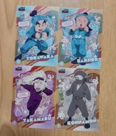 忍たま乱太郎 クリアカードコレクション２ 4枚セット
