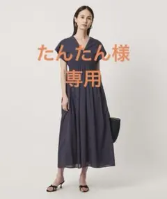 MARIHA 半袖 春の月のロングワンピース ネイビー - メルカリ