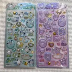 【正規品】サンリオ うるちゅるポップシール 2枚セット