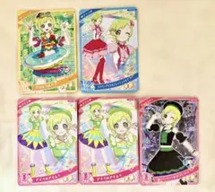 ひみつのアイプリ　アイプリカード　アイリ　ダークアイリ　5枚セット