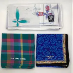 ハンカチ 3枚セット ungaro JUNKO SHIMADAのサムネイル