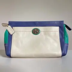 COACH クラッチバッグ マルチカラー ハンドバッグ 【cc107441】