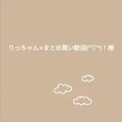 りっちゃん⭐︎まとめ買い歓迎(°▽°)！様