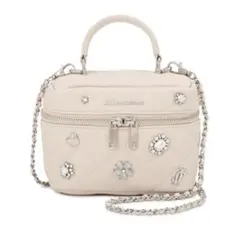 ジルバイジルスチュアート ブローチポシェット2023 バニティバッグ ピンク