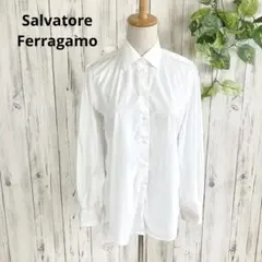 Salvatore Ferragamo ＊ 40 オフホワイト 長袖 ブラウスのサムネイル