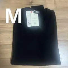 UNIQLO エクストラファインメリノ Vネックセーター M ブラック