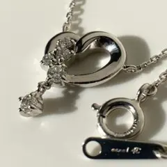 オープンハート シルバーネックレス［canal4°Cカナルヨンドシー］ジルコニア