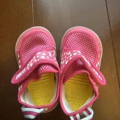 ピンク メッシュサンダル イフミー