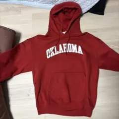 Champion Oklahoma フードパーカー L レッド