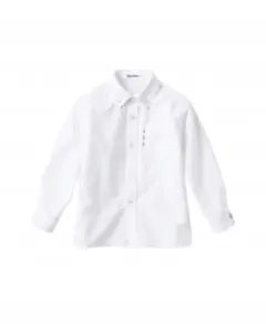 familiar ボタンダウンシャツ ホワイト 120cm